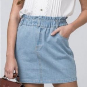 Denim Mini Skirt